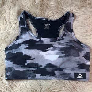 Reebok Women's Monochrome Camo Sports Bra